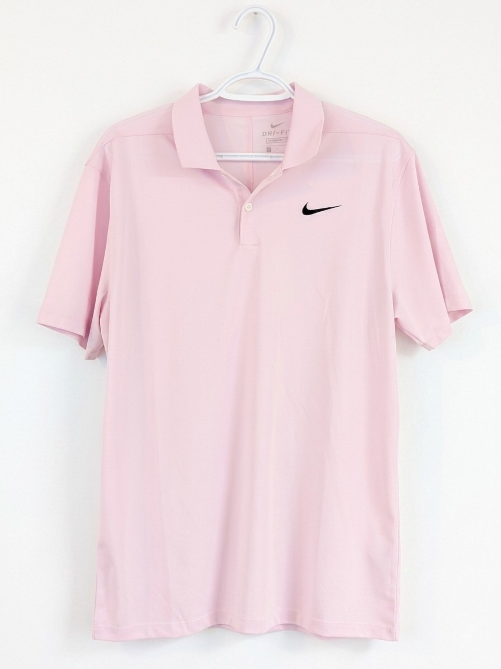 Nike Dri-FIT Men's Small Pink Golf Tennis Polo Shirt